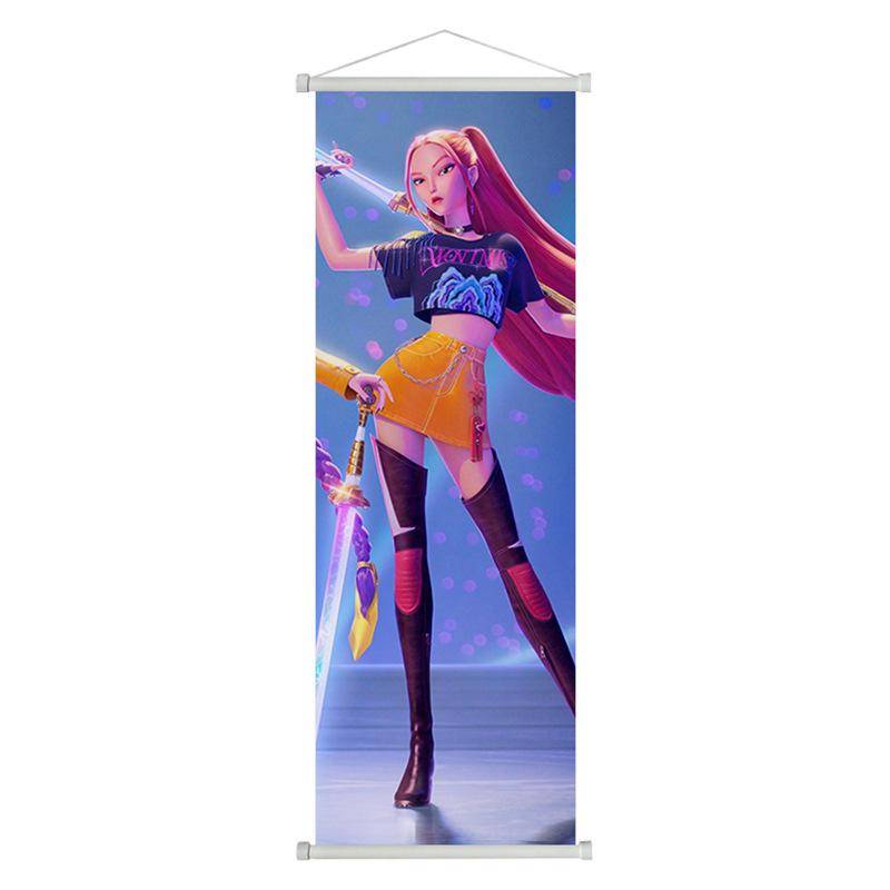 KPop Dämonenjäger Poster Hängegemälde Cartoon Huntrix Girl Zoey Rumi Mira Anime Poster Wanddeko Kunst Heimdekoration 25*75cm hellbraun KPop Dämonenjäger Poster Hängegemälde Cartoon Huntrix Girl Zoey Rumi Mira Anime Poster Wanddeko Kunst Heimdekoration 25*75cm hellbraun von Joom DACH