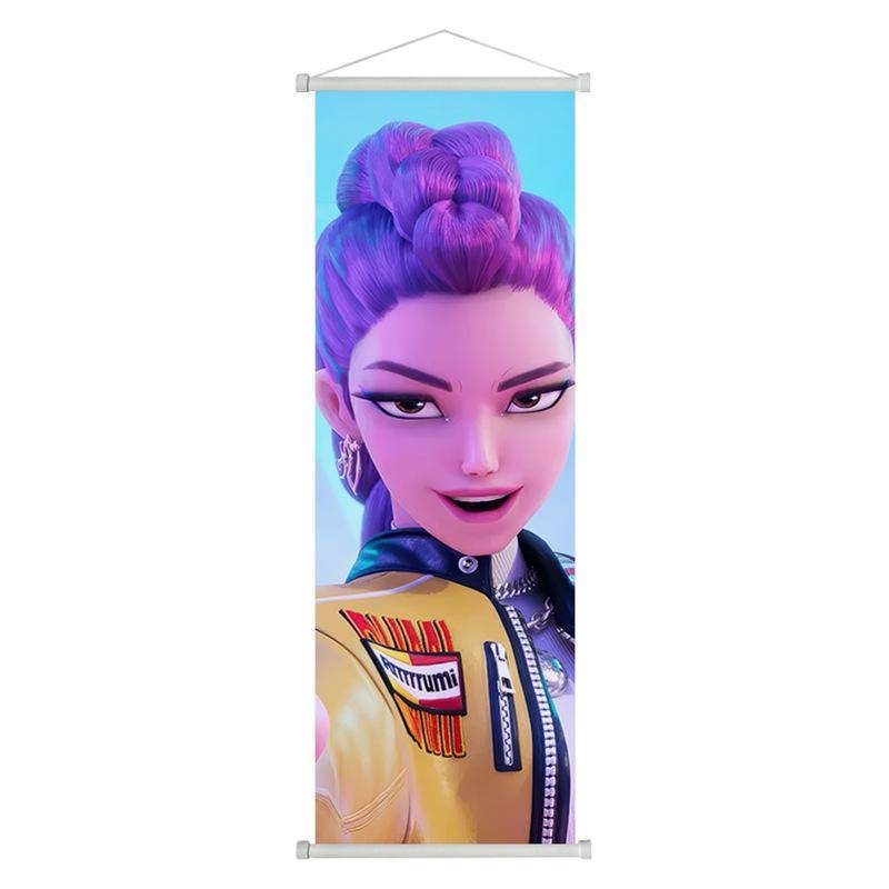 KPop Dämonenjäger Poster Hängegemälde Cartoon Huntrix Girl Zoey Rumi Mira Anime Poster Wanddeko Kunst Heimdekoration 25*75cm weiß KPop Dämonenjäger Poster Hängegemälde Cartoon Huntrix Girl Zoey Rumi Mira Anime Poster Wanddeko Kunst Heimdekoration 25*75cm weiß von Joom DACH