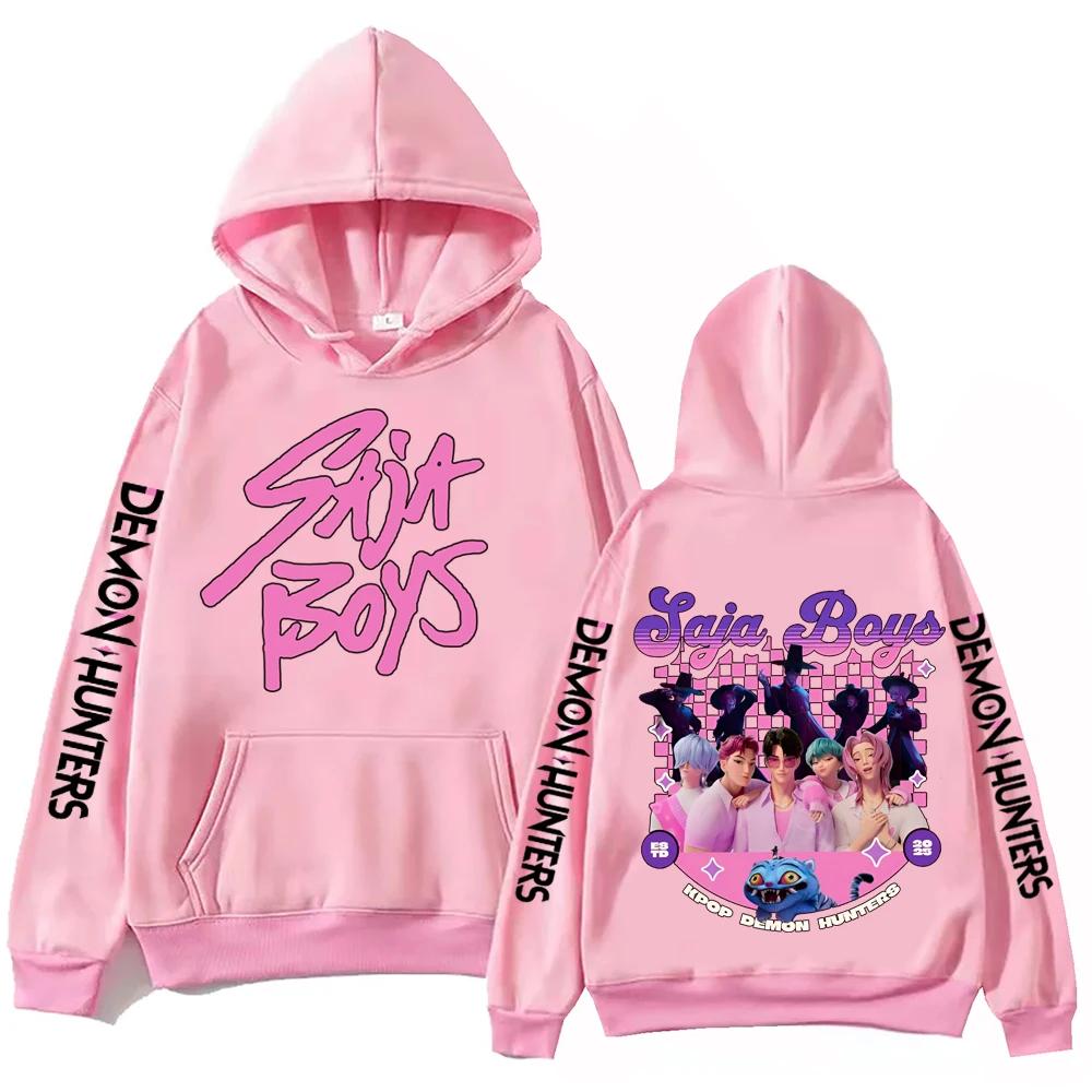 KPop Dämonenjäger Saja Jungen Hoodie Harajuku Hip Hop Pullover Tops Herren- und Damen-Sweatshirt Geschenk S von Joom DACH