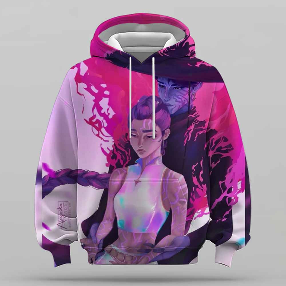 KPop Dämonenjägerin Rumi Niedlicher Cartoon Mädchen Hoodie Warm Kinder Wellenförmige Mode Lässiger Pullover 100 von Joom DACH