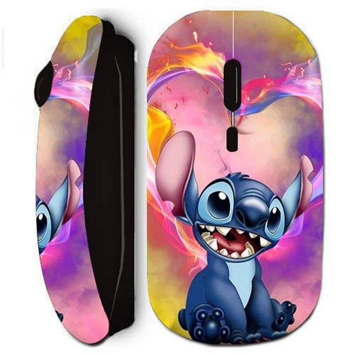 Kabellose Maus - Maniacase - Schwarz - Wi-Fi (Nano-USB-Stick) - Tragbar - Designstich von Joom DACH