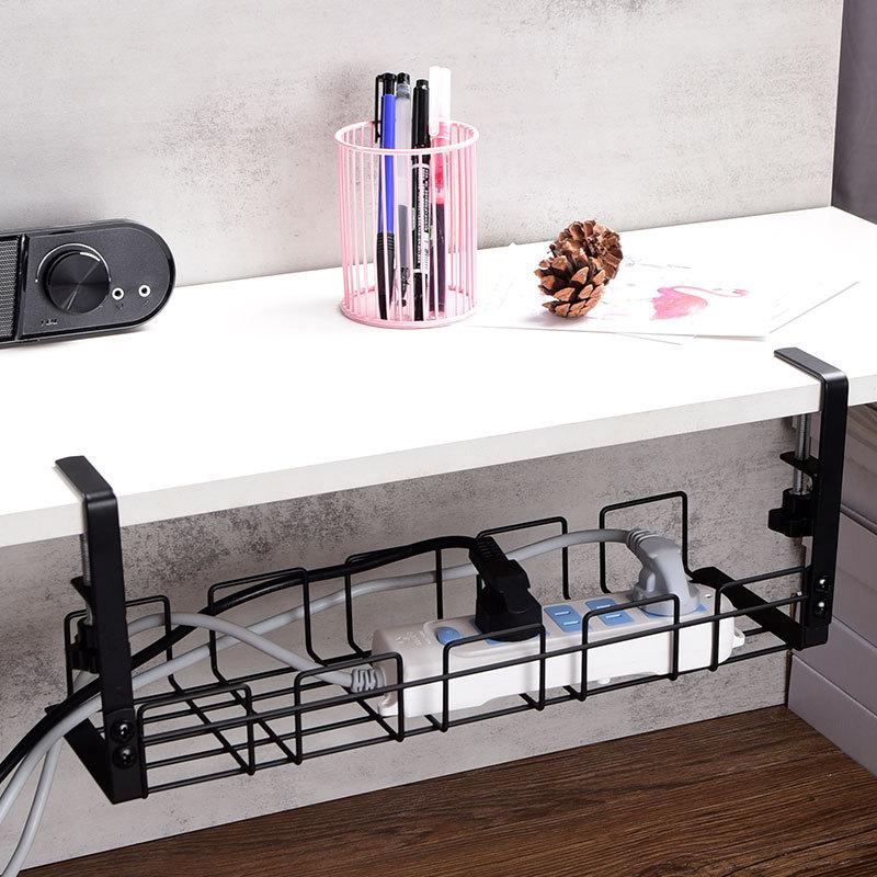 Kabelmanagement-Rack für unter den Schreibtisch, Aufhänger, stanzfrei, zum Aufhängen von Kabeln, Aufbewahrungs-Organizer, Halter für Kabel-Powerboard-Adapter, Korb, Regal schwarz Kabelmanagement-Rack für unter den Schreibtisch, Aufhänger, stanzfrei, zum Aufhängen von Kabeln, Aufbewahrungs-Organizer, Halter für Kabel-Powerboard-Adapter, Korb, Regal schwarz von Joom DACH