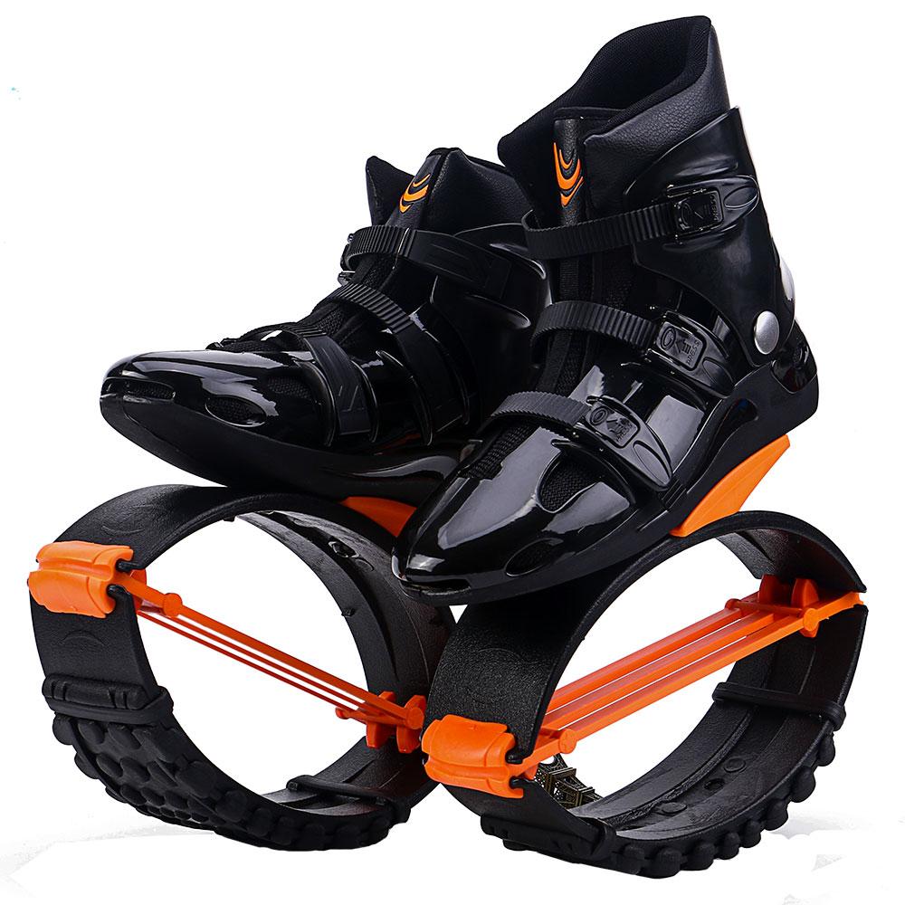 Känguru-Springschuhe für drinnen und draußen, Fitness- und Bodybuilding-Rebound-Schuhe XXL 42-44 schwarz/orange von Joom DACH