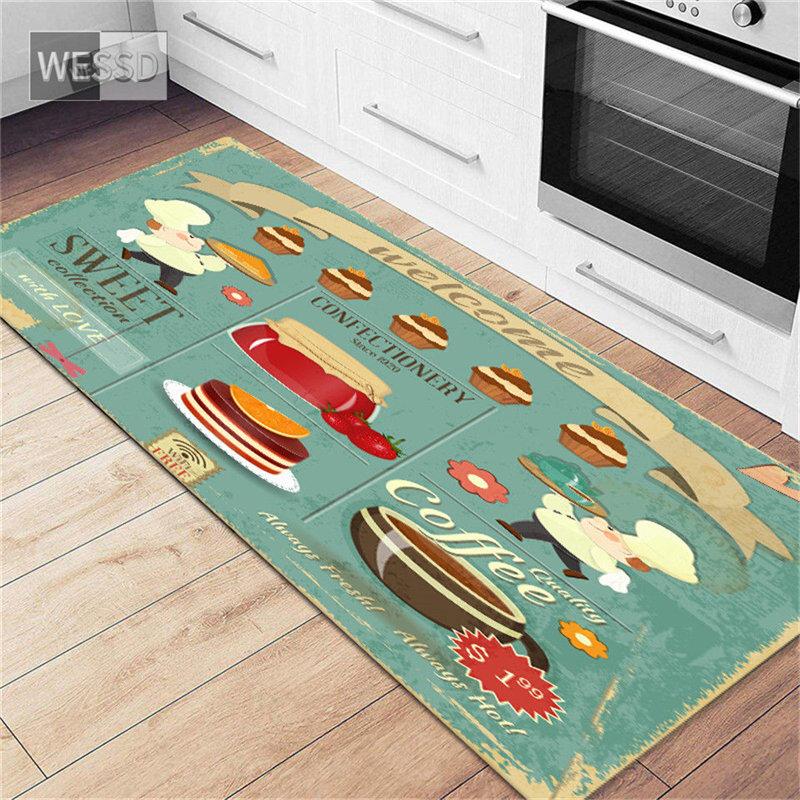 Kaffee-Druck, Küchenteppich, Läufer, rutschfest, lustig, Fußmatten für den Innenbereich, Eingang, Zuhause, Schlafzimmer, Teppich, Küche, Fußmatten 60x180cm Kaffee-Druck, Küchenteppich, Läufer, rutschfest, lustig, Fußmatten für den Innenbereich, Eingang, Zuhause, Schlafzimmer, Teppich, Küche, Fußmatten 60x180cm von Joom DACH