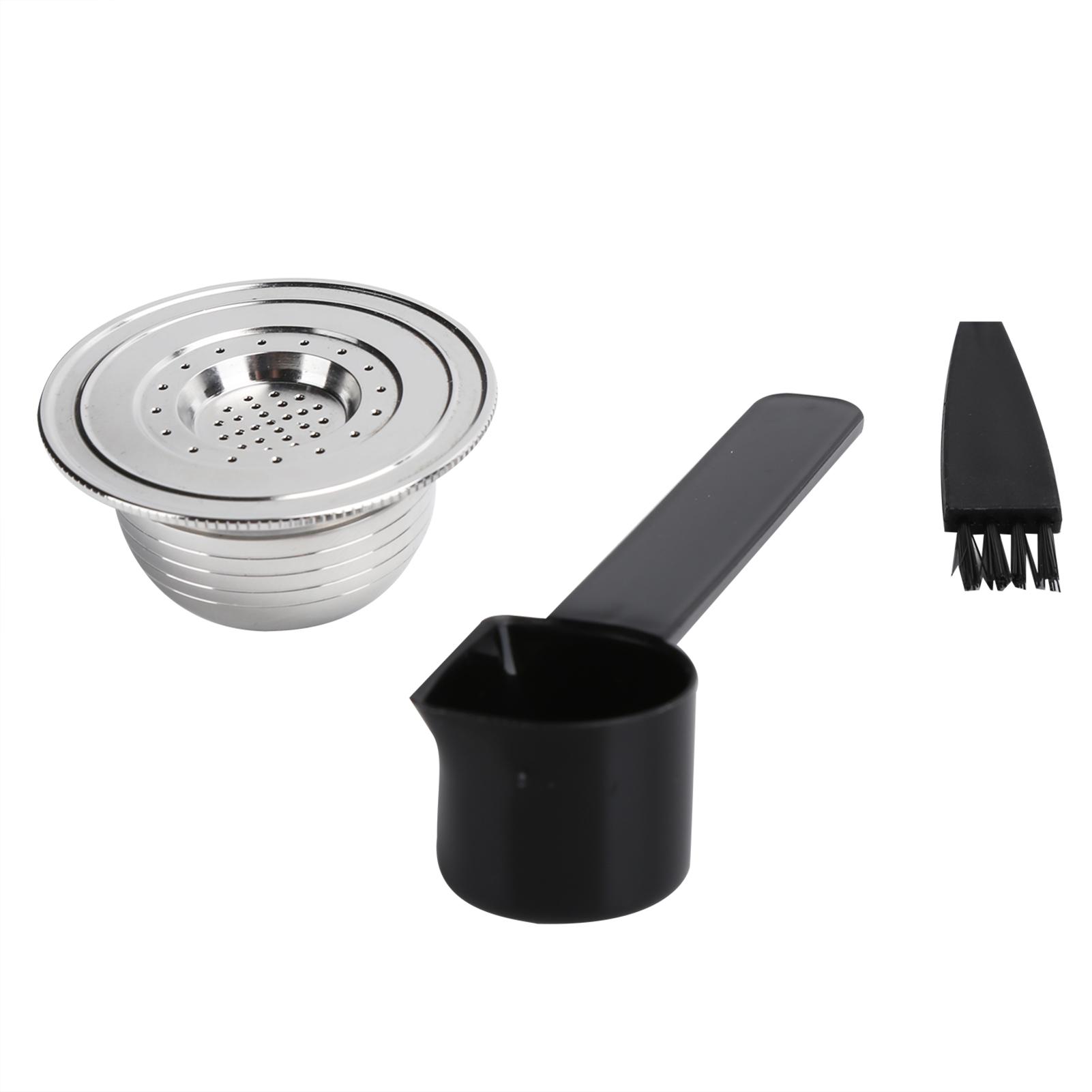 Kaffeekapsel-Set mit Löffel, Bürste, Dichtungen, wiederverwendbarer Kaffeefilterbecher, passend für BIALETTI von Joom DACH
