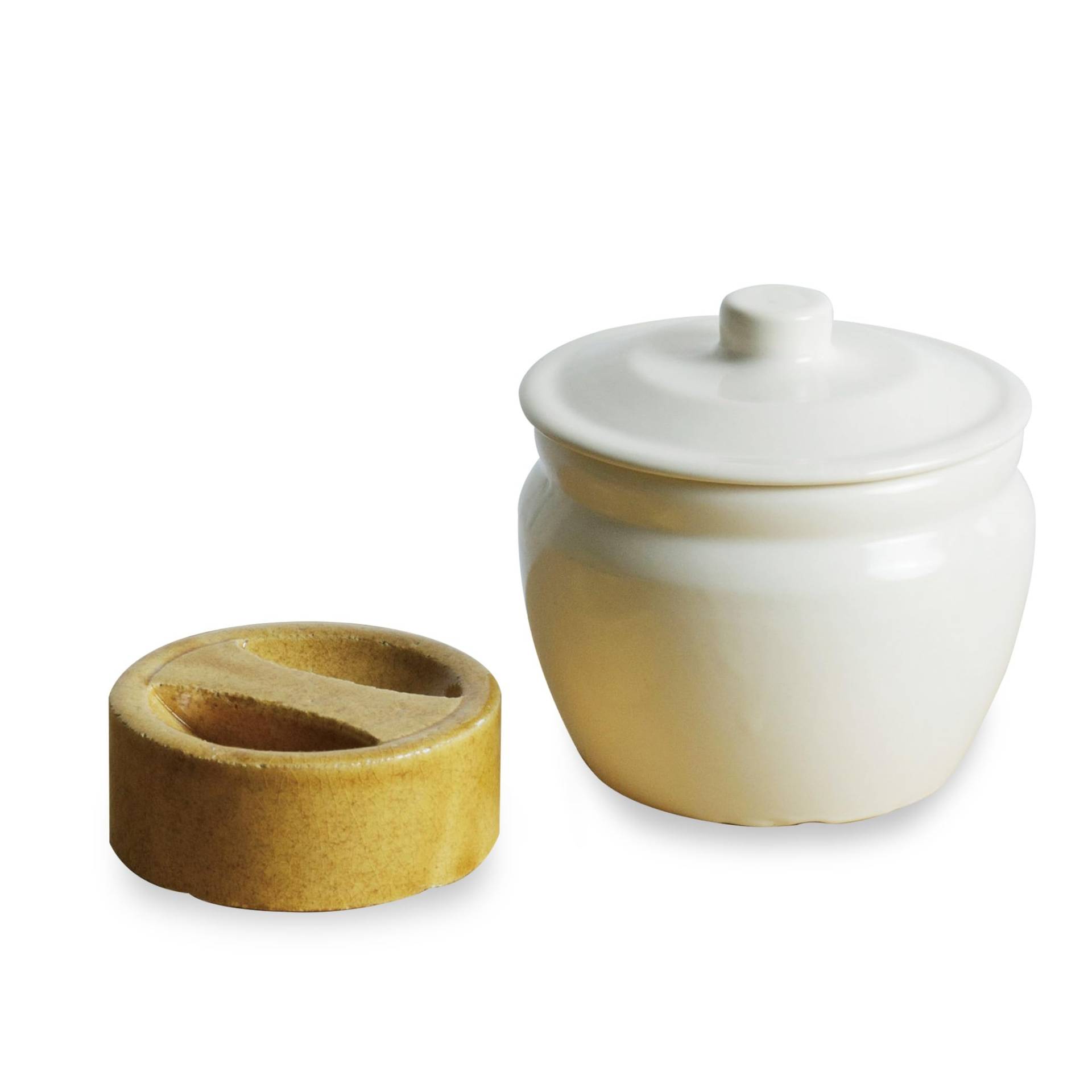 Kamoshika Dogu Shop Pickle Pot Eingelegter Topf Körpergewicht Steindeckel Pickle Barrel in Japan Banko Ware Keramik Vorratsbehälter Einmachglas Umeboshi Pickles von Joom DACH