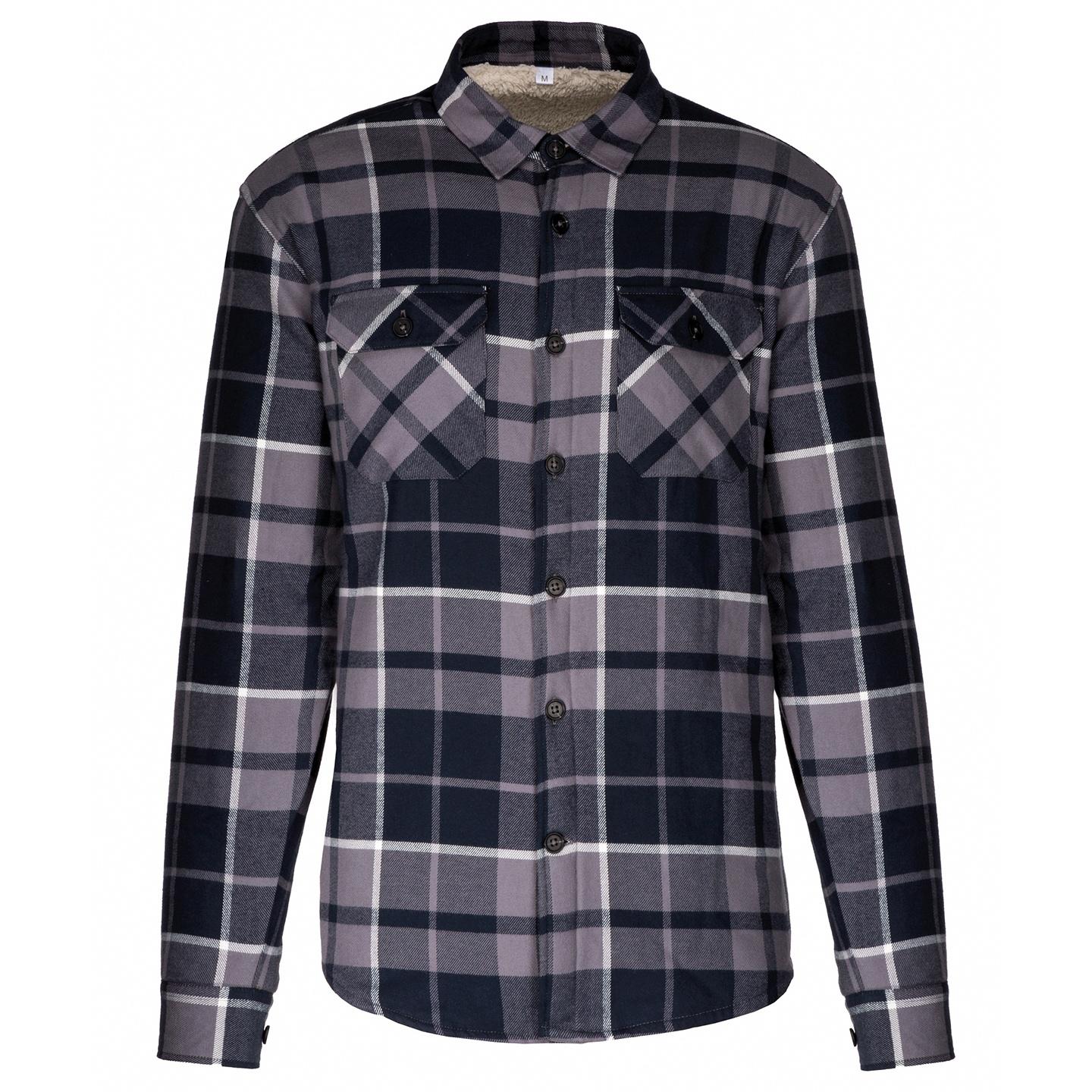 Kariban Karierte Herren-Hemdjacke mit Sherpa-Futter L Kariban Karierte Herren-Hemdjacke mit Sherpa-Futter L von Joom DACH