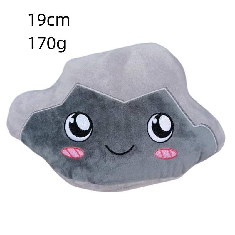 Karton Bösewicht Fuchs Stein Wolke, Plüschtier, Karton Puppe Puppe Wurfkissen as shown von Joom DACH