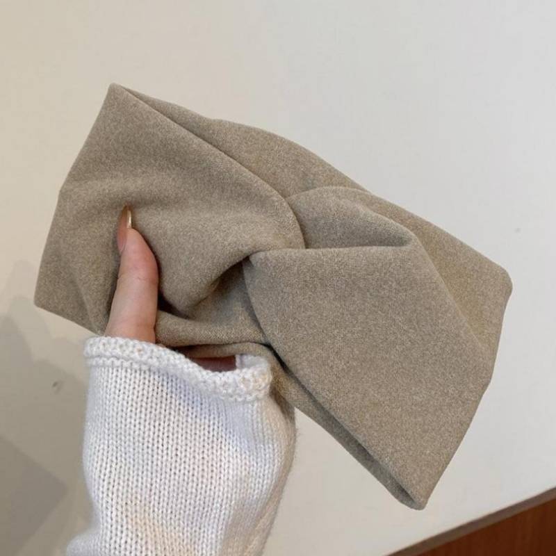 Kaschmir-Stirnbänder mit Querstreifen, Winter-Ohrenwärmer, weicher, elastischer Kopfwickel, Turban für Frauen, fester Bandana-Schal, Haar-Accessoires One size von Joom DACH