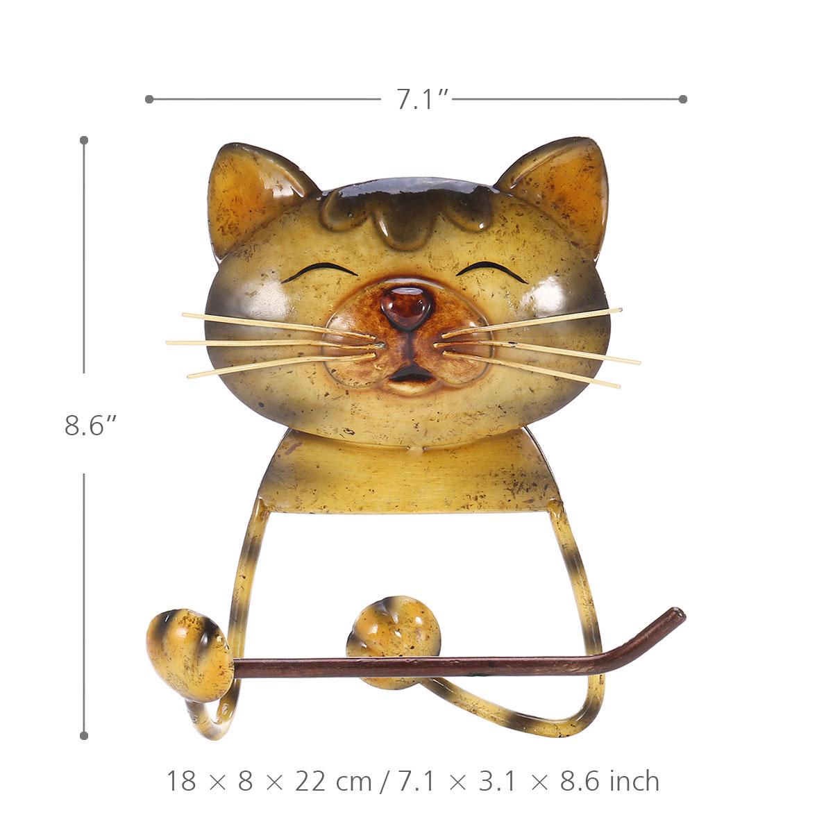 Katze Papierhandtuchhalter Vintage Gusseisen Hund Toilettenpapierhalter Ständer Handtuchhalter stehend für von Joom DACH