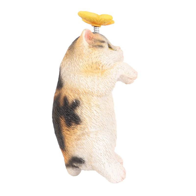 Katzentopf-Aufhänger-Statue, niedlicher Tier-Pflanztopf, hängende Ornamente, Kunstharz, Blumentopf-Hugger für Gartenhof von Joom DACH