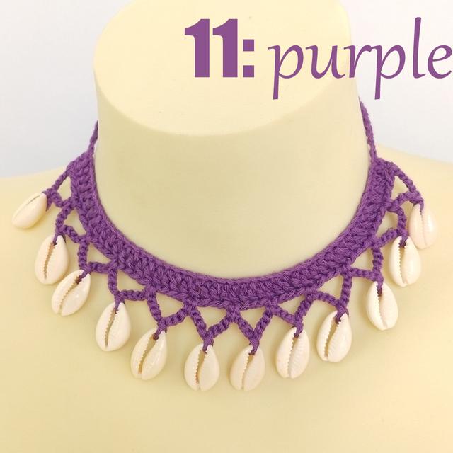 Kaufen Sie 2 und erhalten Sie 20 % Rabatt auf Sommer-Fußkettchen für Damen, einfache Muschelkette, gehäkelt, böhmischer Fußschmuck, Strand-Fußkettchen an Fußarmbändern 60CM violett von Joom DACH