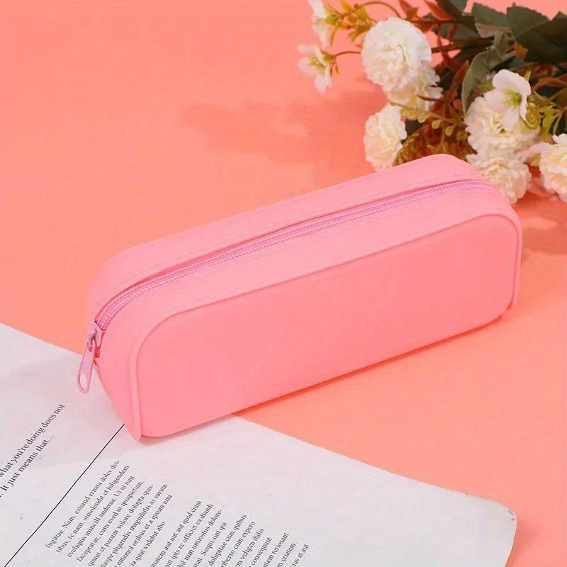 Kawaii Bunte Silikon Bleistift Fall Niedlich Mode Bleistift Tasche Schreibwaren Lagerung Beutel Student Schule Liefert Student Geschenk von Joom DACH