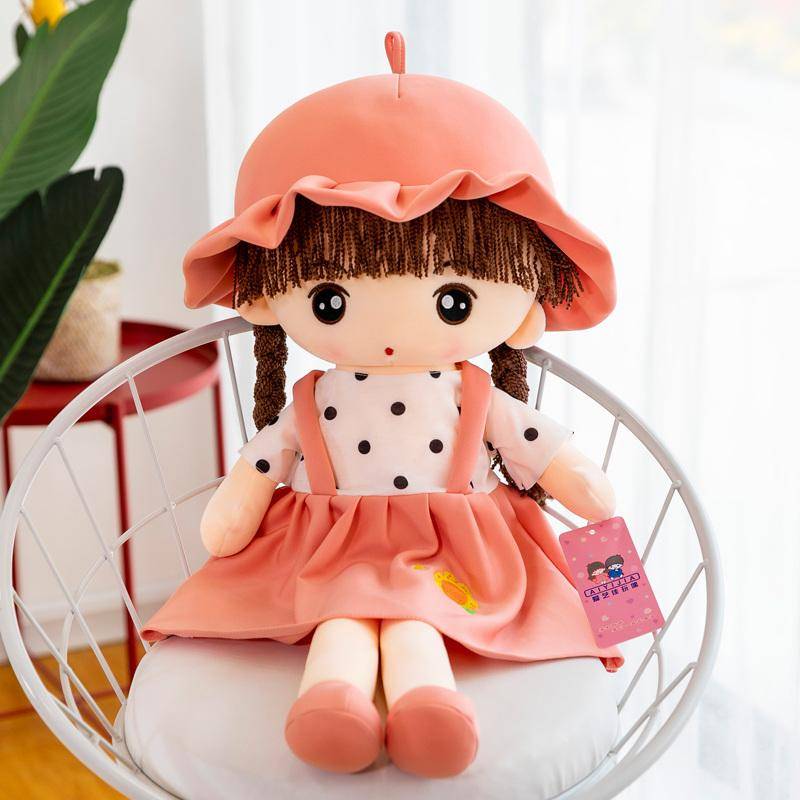 Kawaii Kaninchen Fee Mädchen Plüsch Spielzeug Nette Exquisite Plüsch Hause Blume Kleid Puppe Mädchen Geburtstag Oder Weihnachten Geschenk aboat 45CM von Joom DACH