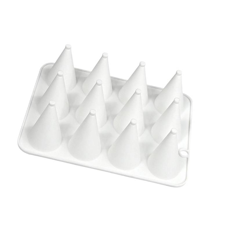 Kegelförmige Silikonformen Backwerkzeug Mousse Kuchen Dekorationsformen zur Herstellung von Schokolade Bonbons Kerze Seife Langlebig A von Joom DACH