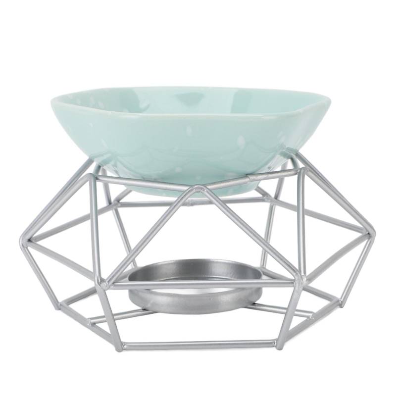 Keramik Aromatherapie Brenner Metall Kerzenhalter Set Eisenkunst Ätherisches Öl Brenner Teelicht von Joom DACH