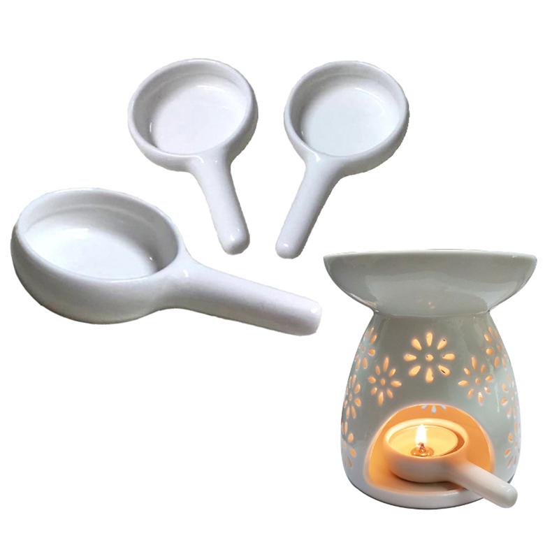 Keramik Kerzenhalter Wachs Schmelzen Ölbrenner Diffusor Duft Tablett Aromatherapie Ofen Kerzenständer Home Dekoration weiß von Joom DACH