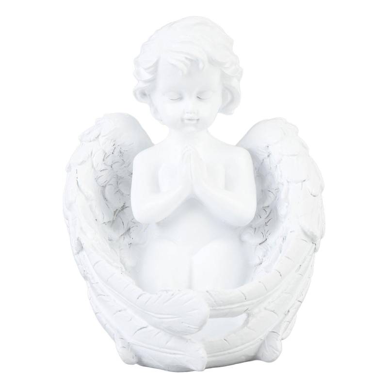 Kerzenhalter Ornament Niedliche Vintage Betende Figur Desktop Statue für Wohnzimmer Eingang von Joom DACH