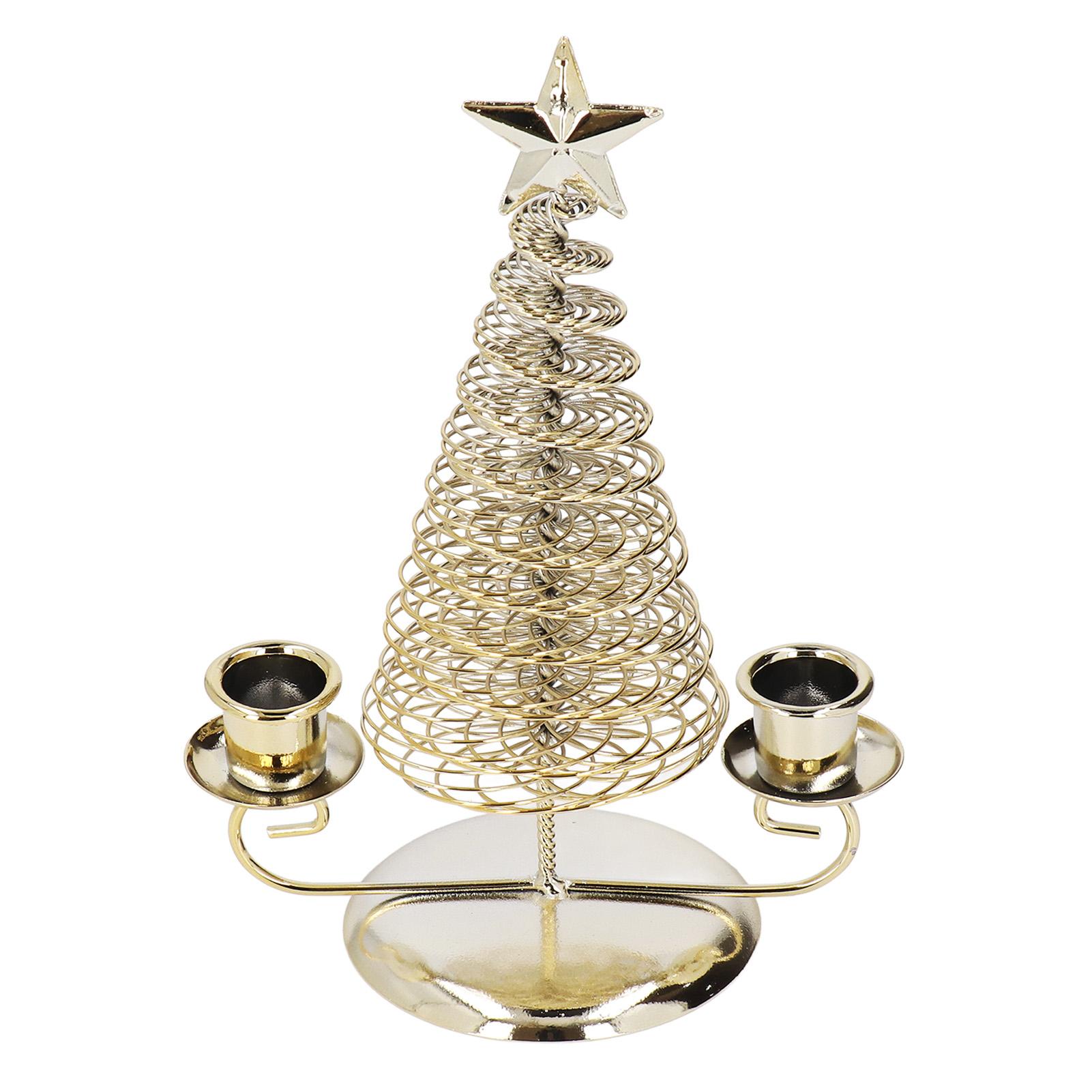 Kerzenhalter Ornamente Europäische Metall Weihnachtsbaum Form Wachs Kerzenhalter Home Dekoration Doppel von Joom DACH