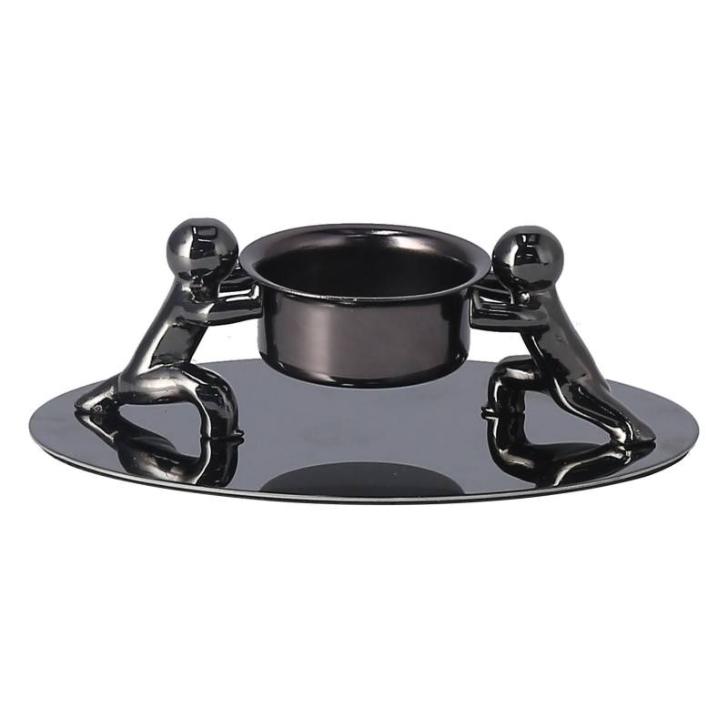 Kerzenständer Edelstahl Kerzenhalter Romantischer Kerzenständer Kerzenständer Ornament für schwarz von Joom DACH