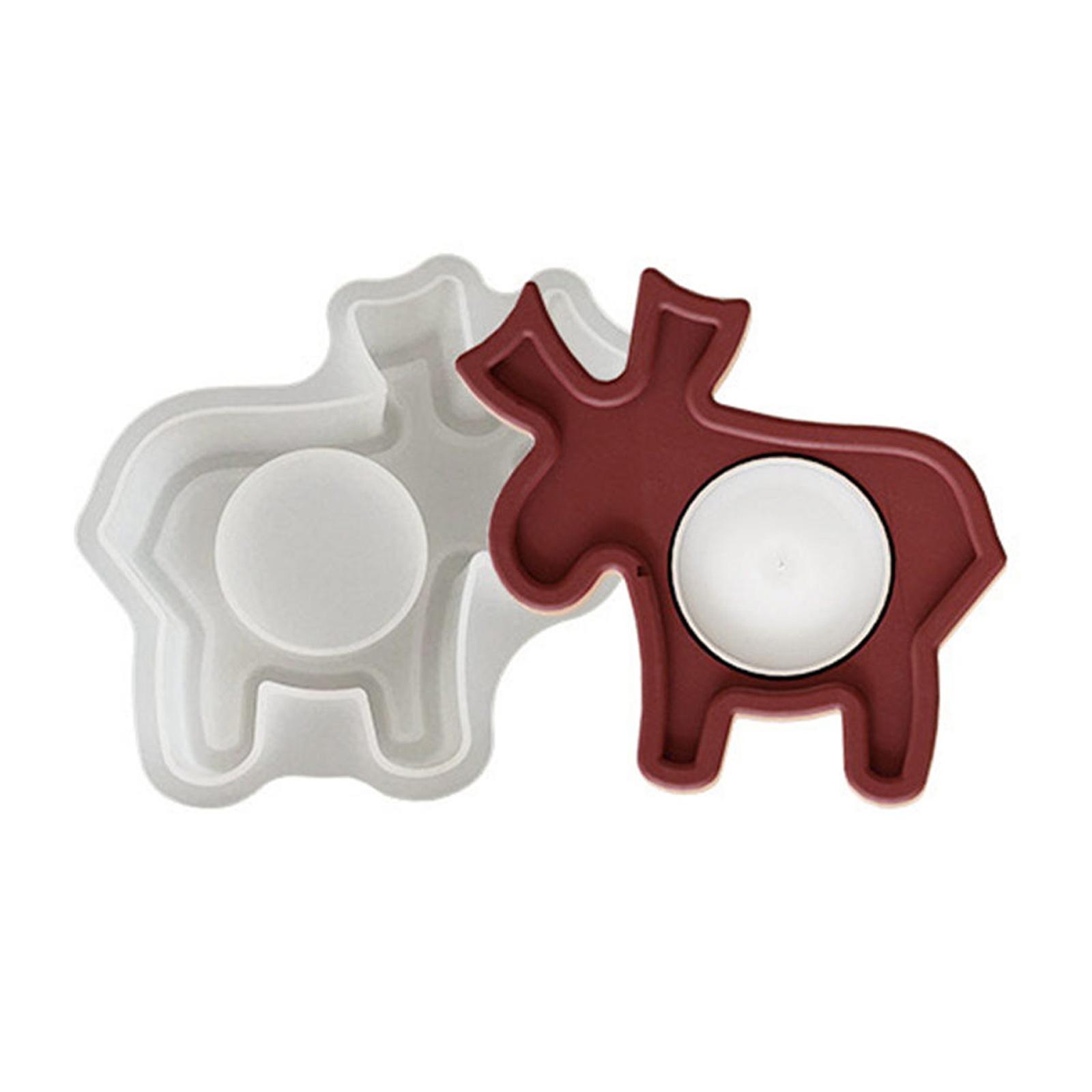 Kerzenständer Silikonform Kerzenständerform Weihnachten Thema Kerzenhalter Gipsformen Heimdekorationen Form 1 von Joom DACH