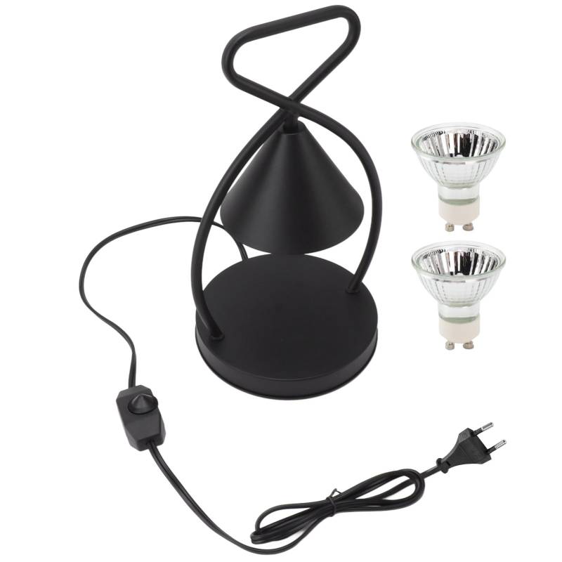 Kerzenwärmerlampe mit 2 GU10-Glühbirnen Eisen Gleichmäßige Erwärmung Kerzenwachswärmerlampe für Duftkerzen von Joom DACH
