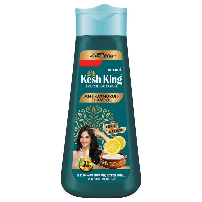 Kesh King Ayurvedisches Anti-Schuppen-Shampoo für Frauen | Reduziert Haarausfall | Beruhigt juckende Kopfhaut | Ohne Parabene oder Silikone | 340ml Packung von Joom DACH