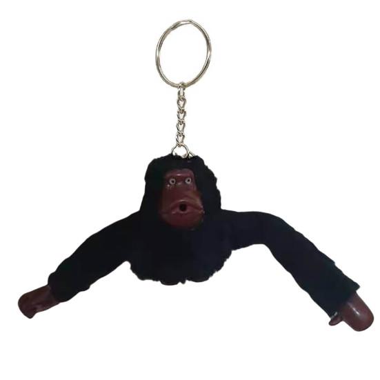 Kette Cartoon Plüsch Pelz dreidimensionale realistische Optik weiche süße Mädchen Pelz Affe Schlüsselanhänger Frauen Tasche Ornament Handtasche von Joom DACH