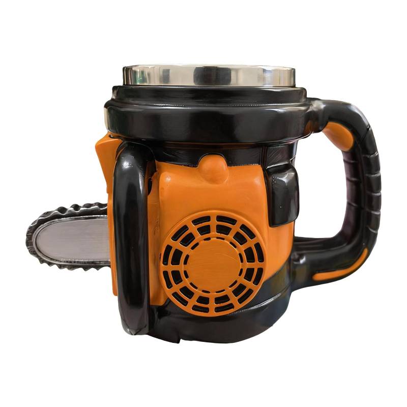 Kettensägenbecher Heimküche Schreibtischdekoration Harzhandwerk Becher One Size gelb von Joom DACH