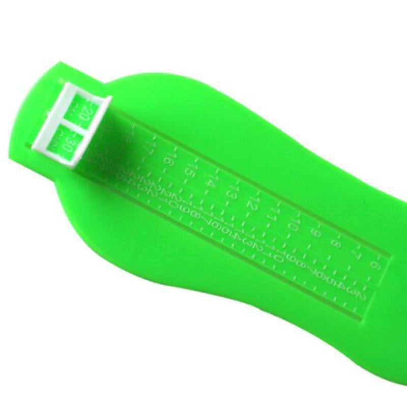 Kid Infant Fuß Messen Gauge Schuhe Größe Messen Lineal Werkzeug Baby Kind Schuh Kleinkind Infant Schuhe Armaturen Gauge fuß messen WBL 1pc 20cm in opp bag grün von Joom DACH