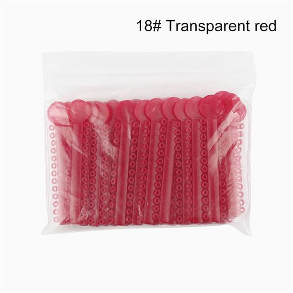 Kieferorthopädische Ligaturbinder, zahnärztliche, elastische Ligaturbinder, elastische O-Ringe, Zahnspangen, Gummibänder 18 von Joom DACH