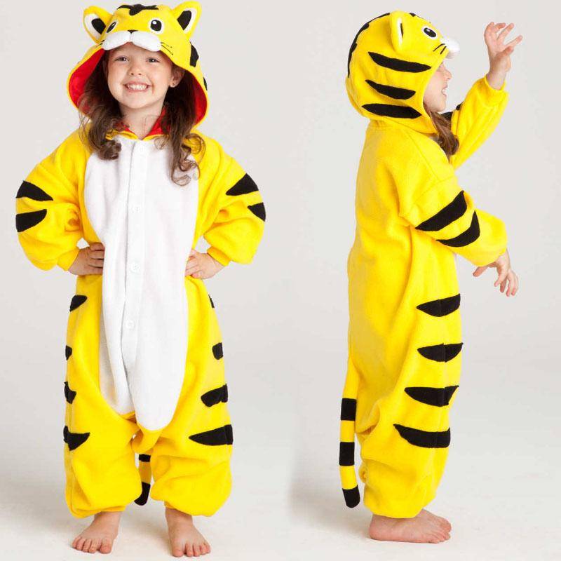 Kigurumi Haie Wolf Onesie Kinder Einhorn Tiger Koalas Pyjamas für Kinder Tier Cartoon Schläfer Kostüm Cosplay Mädchen Licorne Jumspuit 6t von Joom DACH