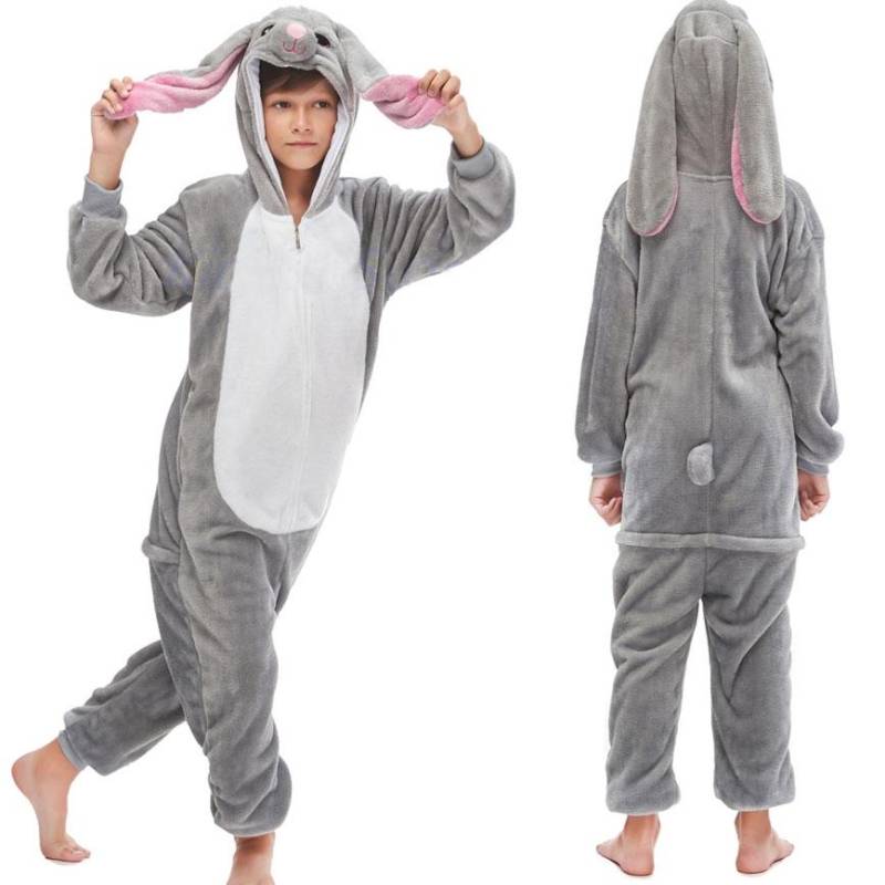 Kigurumi Haie Wolf Onesie Kinder Einhorn Tiger Koalas Pyjamas für Kinder Tier Cartoon Schläfer Kostüm Cosplay Mädchen Licorne Jumspuit 7t von Joom DACH