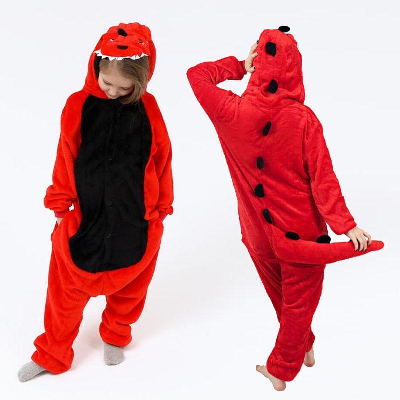 Kigurumi Haie Wolf Onesie Kinder Einhorn Tiger Koalas Pyjamas für Kinder Tier Cartoon Schläfer Kostüm Cosplay Mädchen Licorne Jumspuit 8t von Joom DACH