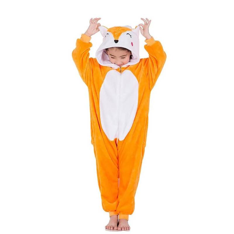 Kigurumi Onesie Kinder Einhorn Pyjamas Für Kinder Tier Cartoon Schläfer Baby Kostüm Winter Mädchen Licorne Jumspuit 4t von Joom DACH