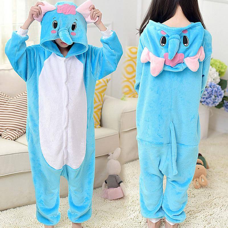 Kigurumi Onesie Kinder Einhorn Pyjamas Für Kinder Tier Cartoon Schläfer Baby Kostüm Winter Mädchen Licorne Jumspuit 5t von Joom DACH