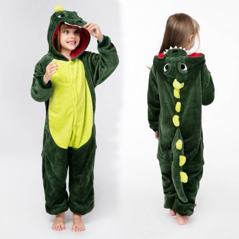 Kigurumi Onesie Kinder Einhorn Pyjamas Für Kinder Tier Cartoon Schläfer Baby Kostüm Winter Mädchen Licorne Jumspuit 8t von Joom DACH