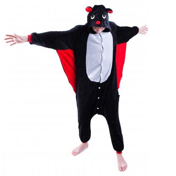 Kigurumi Tier Cosplay Kapuzen Overall Pyjamas Männer Frauen Langarm Winter Warme Strampler Nachtwäsche Panda Löwe, Leopard, Elefant, Zebra, Tiger Cosplay L von Joom DACH