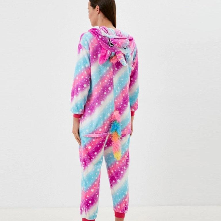 Kigurumi Tier Cosplay Kapuzen Overall Pyjamas Männer Frauen Langarm Winter Warme Strampler Nachtwäsche Panda Löwe, Leopard, Elefant, Zebra, Tiger Cosplay S von Joom DACH