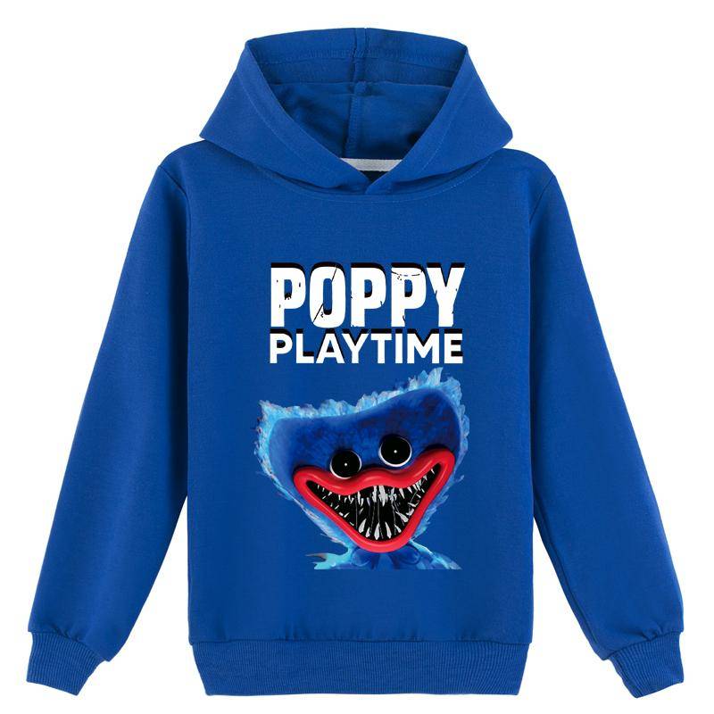 Kinder 3D Hoodie Mob Spiel Huggy Wuggy Pullover Kinder Pullover 160cm blau von Joom DACH