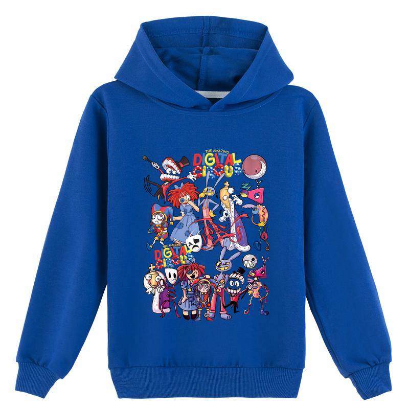 Kinder 3D Hoodie TTHE AMAZING DIGITAL CIRCUS Pullover Kinderpullover 160cm blau von Joom DACH