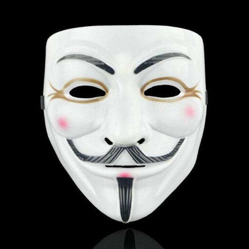 Kinder Anonymous Hacker Weihnachten Halloween V wie Vendetta Guy Gesichtsmaske Kind Erwachsene Unisex von Joom DACH