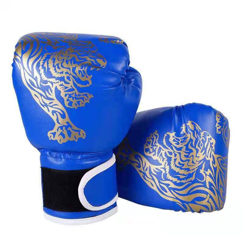 Kinder Boxen Handschuhe Kid Training Stanzen Kickboxen Zubehör Komfortable Sparring blau von Joom DACH