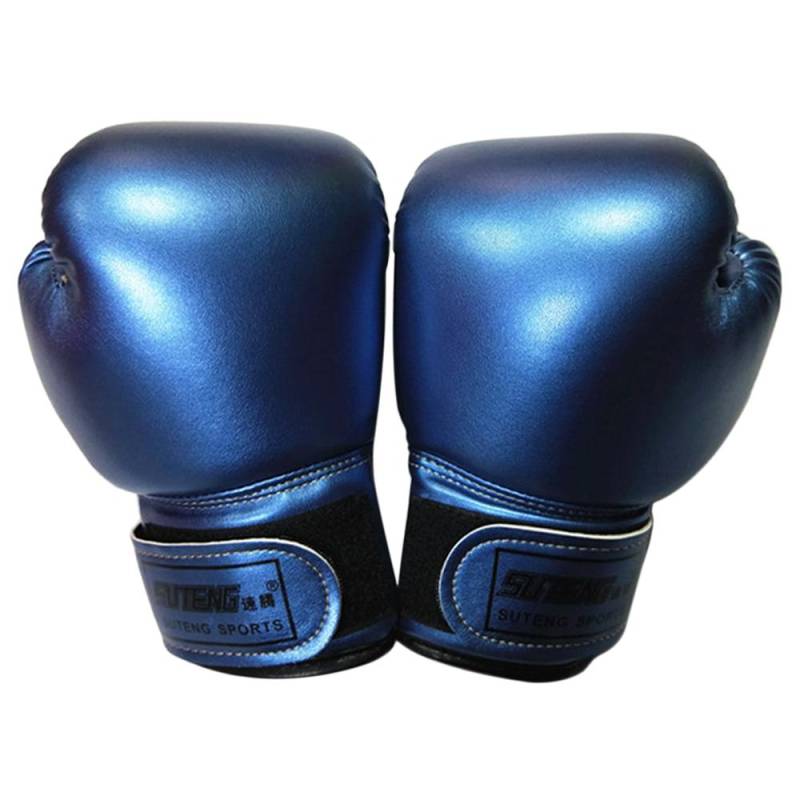 Kinder Boxhandschuhe Kickboxen Muay Thai Boxsack Trainingshandschuhe Outdoor-Sporthandschuhe blau von Joom DACH