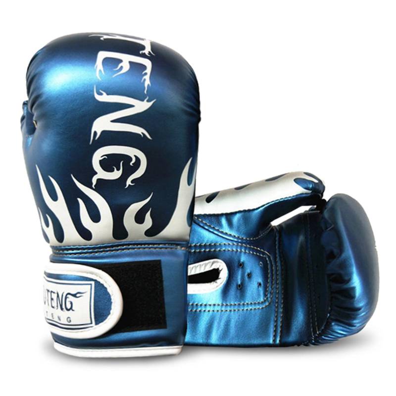 Kinder Boxhandschuhe Kinder Kickboxen Trainingshandschuhe Jugend Muay Thai Boxsack Handschuhe Boxen blau von Joom DACH