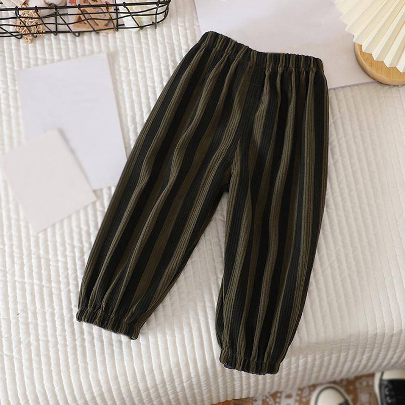 Kinder Casual Hosen Jogginghose Streifen Plaid Gedruckt Jungen Hosen Mädchen Hosen 130 von Joom DACH