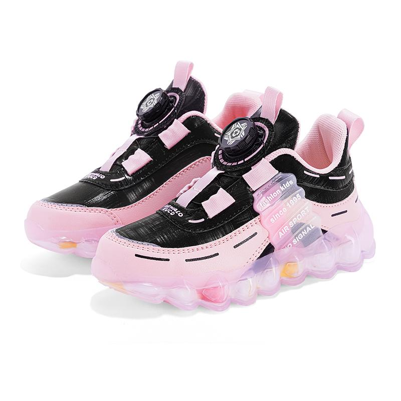 Kinder Casual Rosa Mädchen Leder Sport Schuhe 5-16 Jahre Mode Kinder Bequeme Wanderschuhe Rutschfeste Jungen Lauf Sneaker 39 von Joom DACH