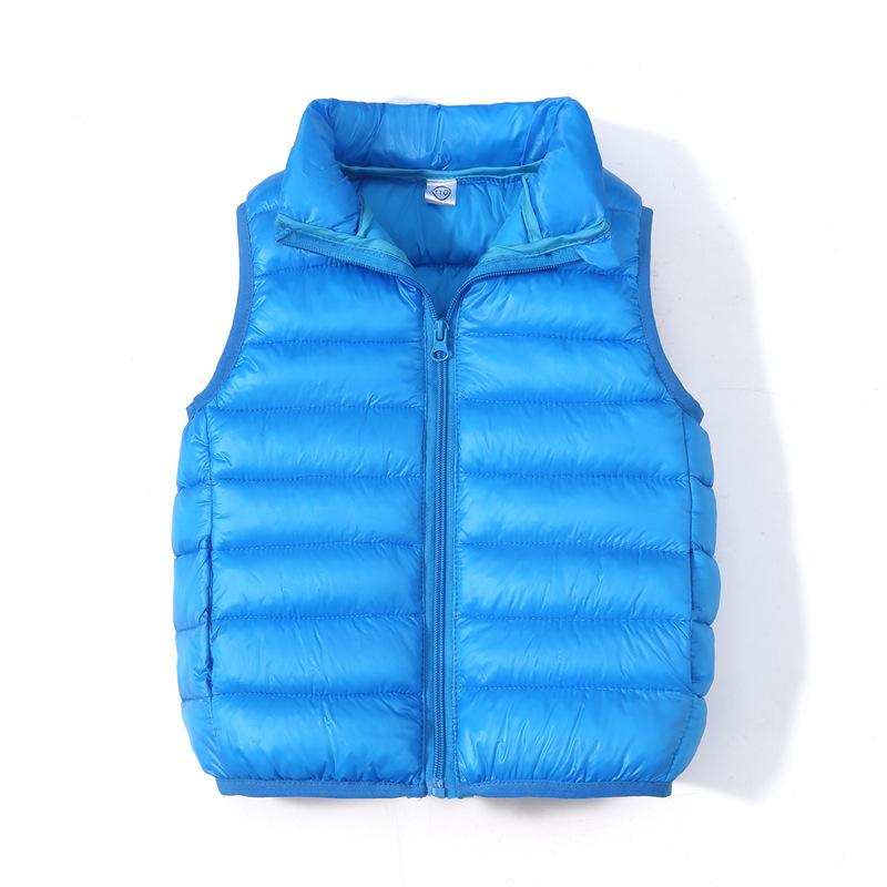 Kinder Daunenweste Winter Leichte Jacke Lässig Stehkragen Weste Kinder Mode Korea Mantel Herbstkleidung für Jungen Mädchen Westen 150 blau Kinder Daunenweste Winter Leichte Jacke Lässig Stehkragen Weste Kinder Mode Korea Mantel Herbstkleidung für Jungen Mädchen Westen 150 blau von Joom DACH