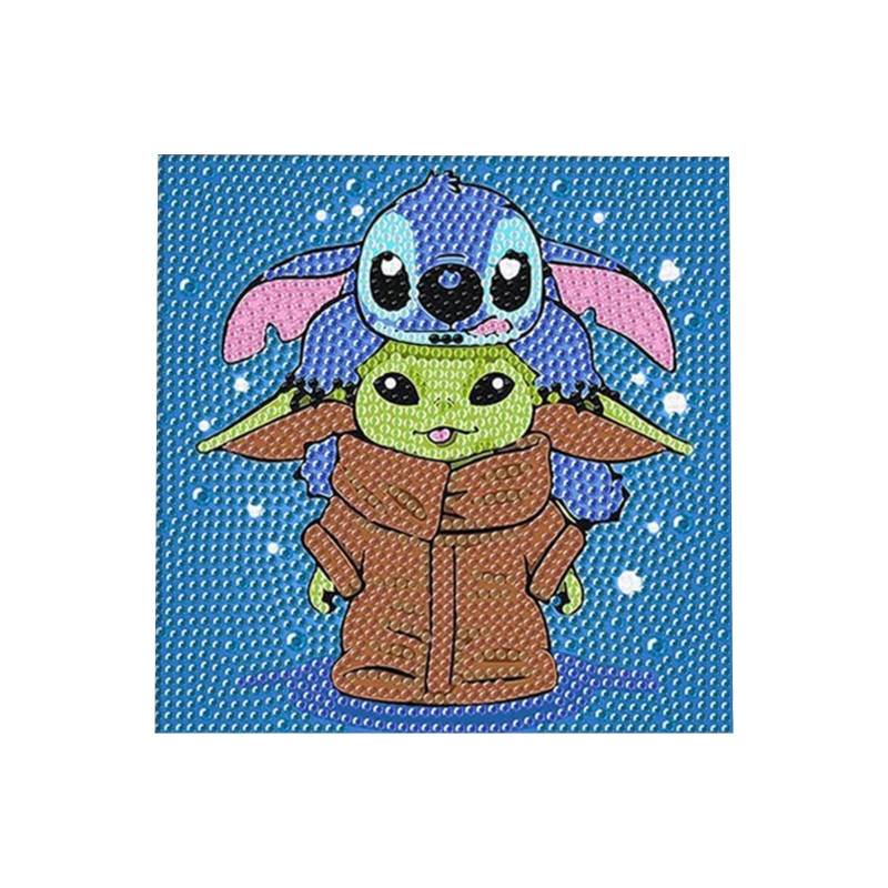 Kinder Diamantmalerei Cartoon Lernspielzeug Aufkleber One Size von Joom DACH