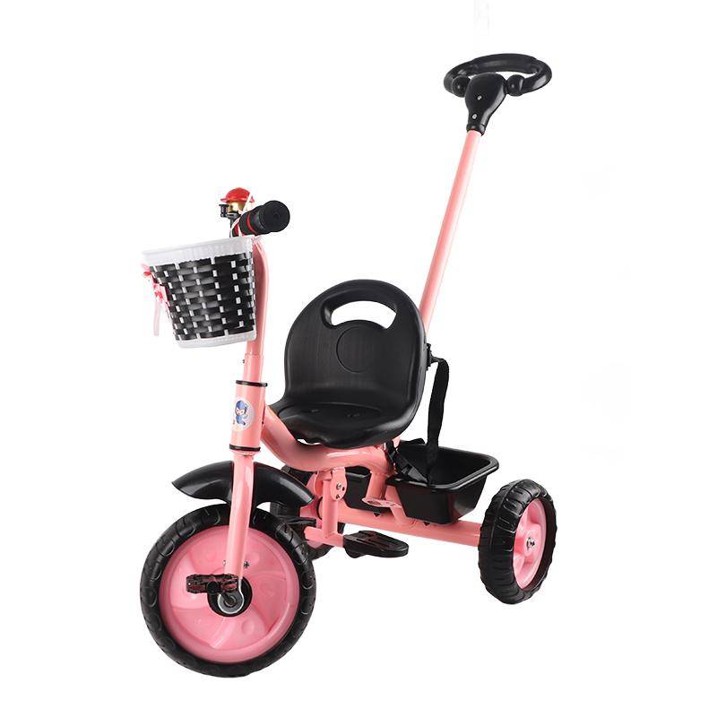 Kinder Dreirad Balance Trike Klapp Pedale Einstellbare Push Griff Richtung Control Kleinkind rosa von Joom DACH